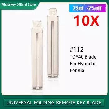 Ключ дистанционного управления KD Blade 112 # для KIA K2 K3 K5 Santa Fe для Hyundai IX45 IX35, оригинальный ключ, 10 шт./лот TOY40 NO.112