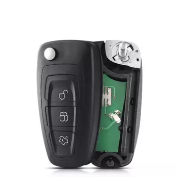 Ключ дистанционного управления KEYYOU, подходит для Ford C-Max Focus Galaxy Ranger Mondeo S-Max 4D63 4D83 чип 433 МГц 2/3 кнопочный флип-ключ для автомобиля
