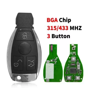 Ключ дистанционного управления XNRKEY BGA Style с 2 кнопками 315 МГц для Mercedes Benz A B S E Class W203 W204 W205 W210 W211 W212 W221 W222
