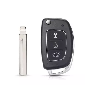 Ключ KEYYOU для Hyundai Solaris ix35 ix45 ELANTRA Santa Fe New Verna 3/4, корпус автомобильного ключа HY20, пульт дистанционного управления