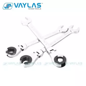 Ключ трубный Vaylas хромованадиевый 8-19 мм