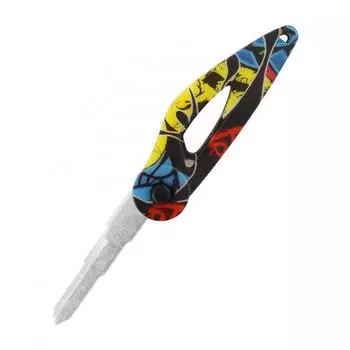 Ключи для ремонта мотоцикла, эмбрион, граффити, складной ключ, автоматический прыгающий брелок, заготовки для автомобильных ключей для мотоциклов, мотоциклов