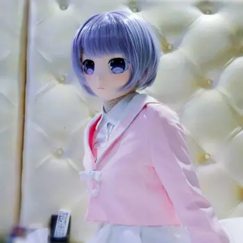 (KM5298) Качественная полимерная женщина/девочка ручной работы 3/4 голова японский мультяшный персонаж kousaka akiho Косплей Маска кигуруми трансвестит