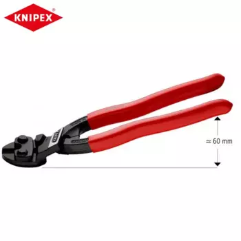 KNIPEX 71 21 200 компактный болторезчик 8 дюймов 20 ° Угловая головка кусачки