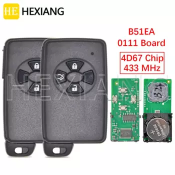 Кнопка дистанционного управления автомобильный HE 2/3 B51EA 4D67 433ASK 89904-52071 для Toyota Yaris Corolla Auris Rav4 2006 +