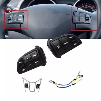 Кнопка на руль автомобиля, Bluetooth, громкость звука, скорость, круиз-контроль, переключатель, рамка для KIA Sportage 2011-2016, запчасти, аксессуары