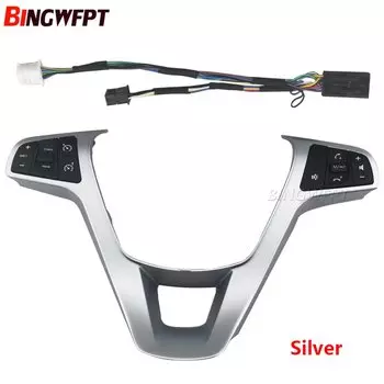 Кнопка переключателя круиз-контроля на руль автомобиля, аудиопереключатель для Glade West 2015-2022, белая подсветка для Lada SW Cross 2015-2021