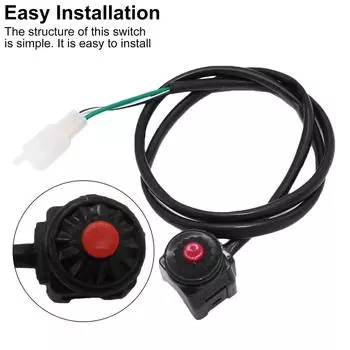 Кнопка переключателя останова двигателя мотоцикла, кнопка включения и выключения для квадроцикла, 168F & 170F 173F & 177F, запасная часть для мотоцикла