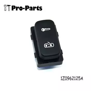 Кнопка переключения центрального дверного замка 1Z 0962125 A для Skoda Octavia Mk2 2004-2013 Yeti 2010-2018 1Z0 962 125A