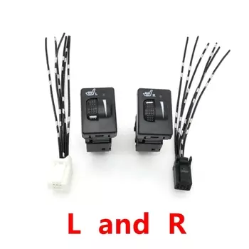 Кнопка переключения управления подогревом для автокресла Toyota Camry V50 Reiz Highlander Land Cruiser Prado LC150