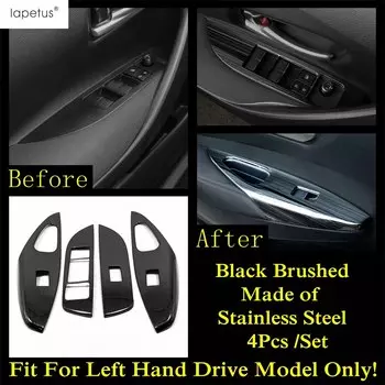 Кнопка подъема окна автомобиля, рамка, дверной подлокотник, панель, декоративная накладка для Toyota Corolla Sedan 2019-2024, аксессуары