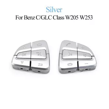 Кнопка рулевого колеса W205 W253, кнопка громкости телефона, кнопки переключения для Mercedes Benz C GLC Class C180 C200 C300 C350 GLC300
