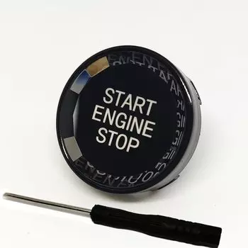 Кнопка START STOP двигателя, аксессуары для BMW X1 X5 E70 X6 E71 Z4 E89 1 3 5 серии E90 E91 E92 E60, сменная крышка автомобиля