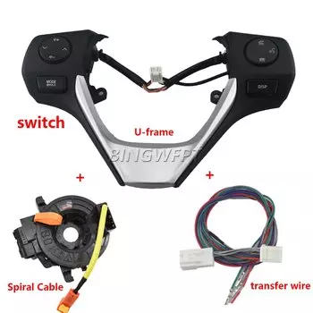 Кнопка управления аудиосигналом на руль 84250-02560 для TOYOTA Corolla Fielder Axio 2014-2018