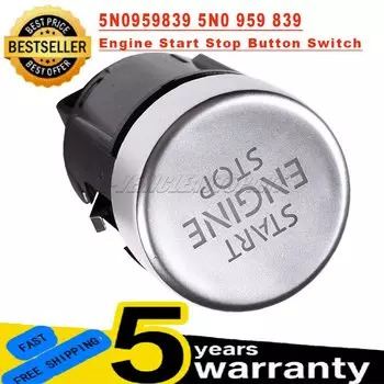 Кнопка включения и остановки двигателя автомобиля для VW Tiguan 2008-2016 Sharan 2011-2016 7N 5N0959839 5N0 959 839
