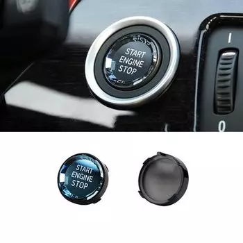 Кнопка запуска двигателя автомобиля, Крышка зажигания для BMW E90, E91, E92, E93, E87, E83, E70, E60, E71, E84, E89, ABS, Кристальный переключатель, аксессуары