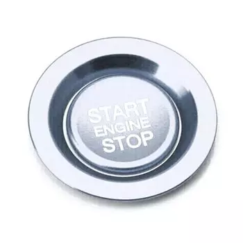 Кнопка запуска двигателя без ключа с ЧПУ с кольцевым украшением для Jaguar XF XJ XE F-Pace F-Type для Range Rover Evoque Sport и т. д.