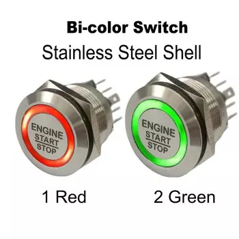 Кнопка запуска двигателя VEARGREE 19/22/25/30 мм нержавеющая сталь