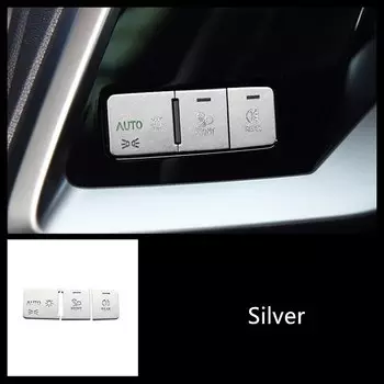 Кнопки переключателя фар автомобиля с блестками, декоративная накладка для Audi A3 8Y 2021-2022, автомобильный Стайлинг, аксессуары для интерьера