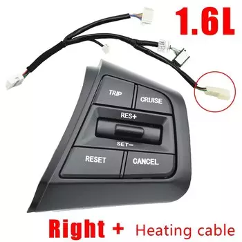 Кнопки управления круиз-контролем на руль автомобиля для Hyundai ix25 (Creta) 2019 Л 2015-кнопки дистанционного управления громкостью с кабелями