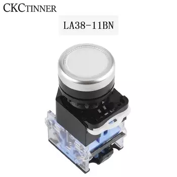 Кнопочный переключатель CKCTINNER LA38-11BN 22 мм