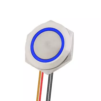 Кнопочный переключатель DIANQI 22 мм 12В 24В 6В