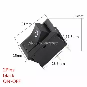 Кнопочный переключатель KCD1 PQZULK 10шт