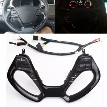 Кнопочный переключатель NWE для KIA K3 2016 2017 K3S кнопки на рулевое колесо переключатель с рамкой аудио голосовой круиз функции