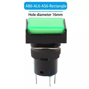 Кнопочный переключатель питания DIY GO 16мм 5/8 контакта 12/24/220В