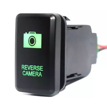 Кнопочный переключатель с разъемом, 12 В, для Toyota Prado Landcruiser Hilux FJ Cruiser, зеленый светодиодный