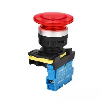 Кнопочный переключатель VaneAims LA36M 22 мм красный/зеленый 12/24/110/220 В