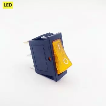 Кнопочный переключатель WGXCPP KCD3 зеленый 16A 250VAC/ 20A 125VAC