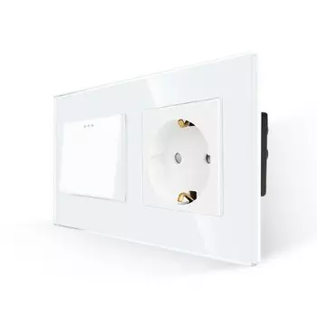 Кнопочный выключатель Bingoelec с розетками EU