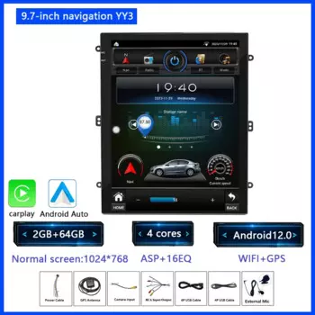 KNOWRO 9,7-дюймовый Android 12 Carplay Auto 8-ядерный DSP для Nissan автомобильный радиоприемник мультимедийный видеоплеер Navigaion 2Din