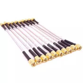 Коаксиальные кабели JX RG402 SMA-SMA 15 см, 10 шт