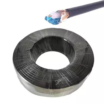 Коаксиальный кабель 10 метров RG58U черный 5 мм 50 Ом 30 футов RG58 кабель для обжимного соединителя
