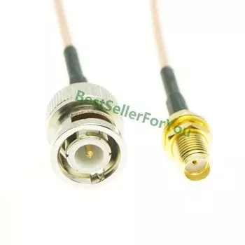 Коаксиальный кабель RG316 SNDSINDE RF SMA female на BNC male 50 Ом