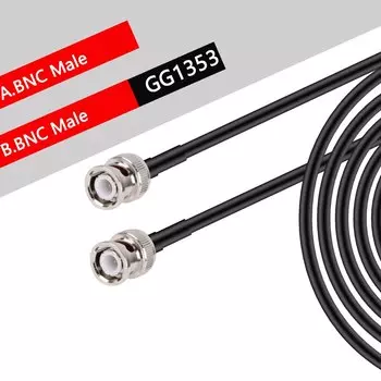 Коаксиальный кабель RG58 BNC-BNC 50 Ом 1 м