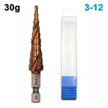 Кобальтовое шестиугольное ступенчатое сверло M35