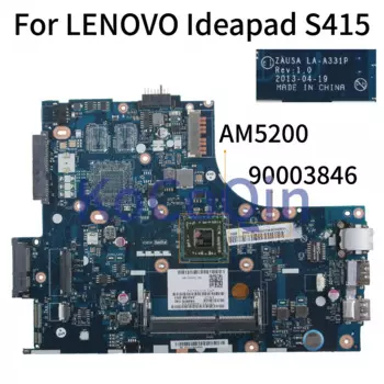 KoCoQin материнская плата для ноутбука LENOVO Ideapad S415 A6-5200U материнская плата ZAUSA LA-A331P 90003846 AM5200