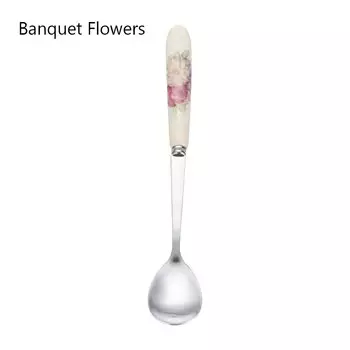 Кофейная ложка KANNERT розовая из нержавеющей стали