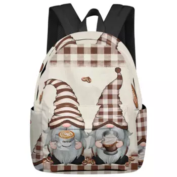 Кофейные карликовые кофейные зерна, женские и мужские рюкзаки, водонепроницаемый дорожный школьный рюкзак для мальчиков и девочек, рюкзаки для ноутбука