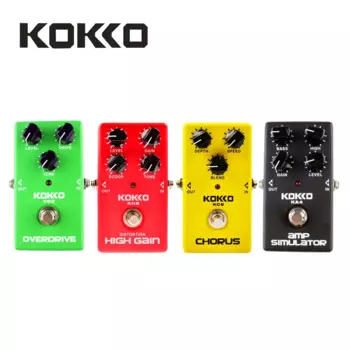 KOKKO KO2/KA4/KC6/KH8 Overdrive/симулятор AMP/хор/педали для электрогитары с высоким коэффициентом усиления, Запчасти и аксессуары для гитары