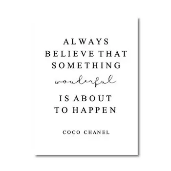 Коко цитаты постер на холсте wall's tale