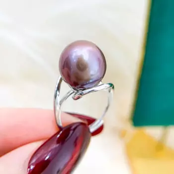 Кольца с жемчугом регулируемые, 3 шт./лот