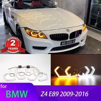Кольцевая лампа с ангельскими глазками, дневные ходовые огни для BMW Z4 E89 sDrive18i 20i 23i 28i 30i 35i 2009-16