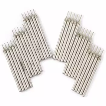 Кольцевая пила с гальваническим алмазным покрытием, диаметр 0,5 мм/0,8 мм, твердые биты, ювелирные инструменты, камень, керамика, мрамор, гранит, 30 шт.