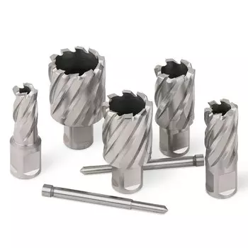 Кольцевое сверло HEDA 19 мм из высокоскоростной стали