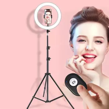 Кольцевой светильник для фотосъемки, штатив для Youtube Tiktok Pro, студийный светильник для съемки фото и видео, светодиодная лампа для макияжа, Мобильный держатель для селфи