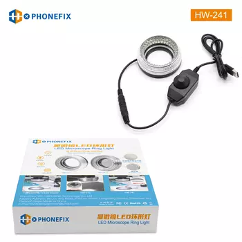 Кольцевой светильник Mshiwi для микроскопа